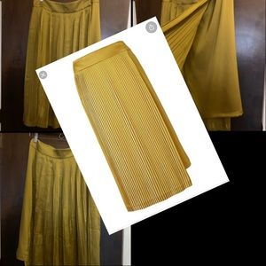 Banana Republic x Olivia Palermo Mustard Skirt